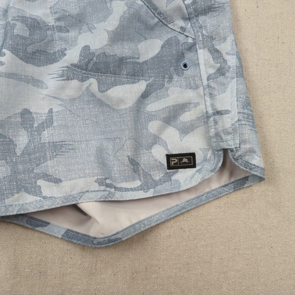 Pelagic‎ Shorts Womens 12 Blue Fishing Camo Board Short Outdoor Beach